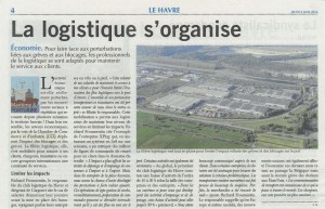 Le Havre Presse 2016-06-02 - article LOGISTIQUE